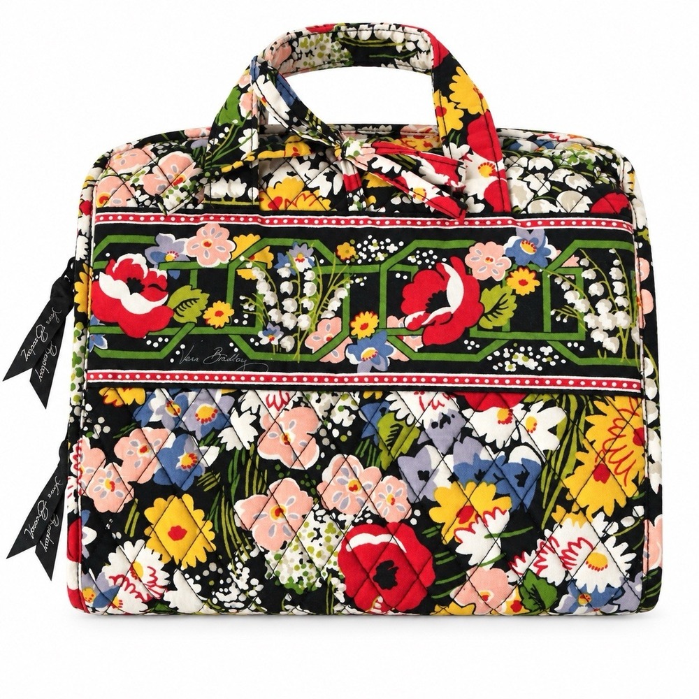 Vera Bradley Hanging Organizer Poppy Fields Retired Travel Toiletry Bag NWT
